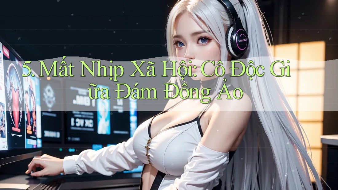 5. Mất Nhịp Xã Hội: Cô Độc Giữa Đám Đông Ảo