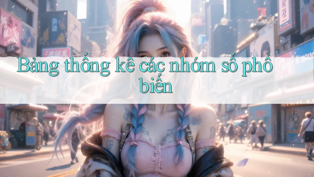 Bảng thống kê các nhóm số phổ biến