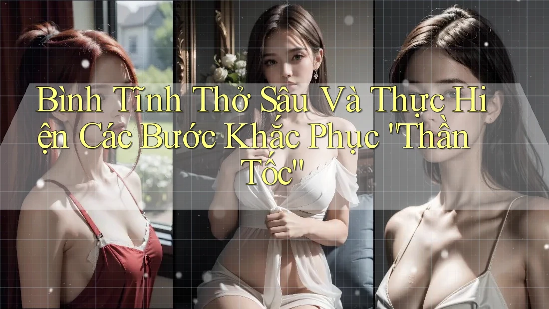 Bình Tĩnh Thở Sâu Và Thực Hiện Các Bước Khắc Phục “Thần Tốc”