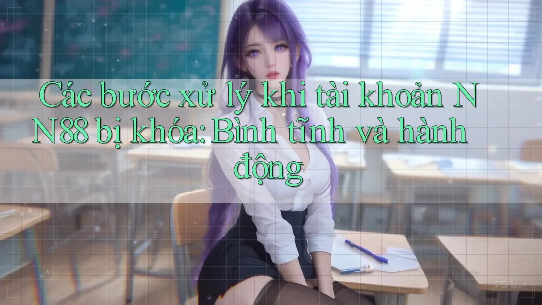 Các bước xử lý khi tài khoản NN88 bị khóa: Bình tĩnh và hành động