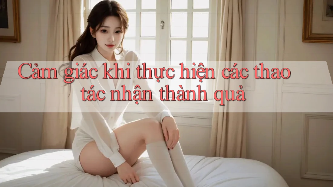 Cảm giác khi thực hiện các thao tác nhận thành quả Cảm giác khi thực hiện các thao tác nhận thành quả