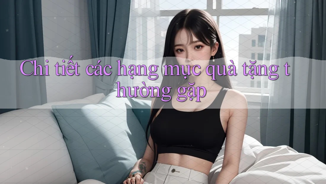 Chi tiết các hạng mục quà tặng thường gặp
