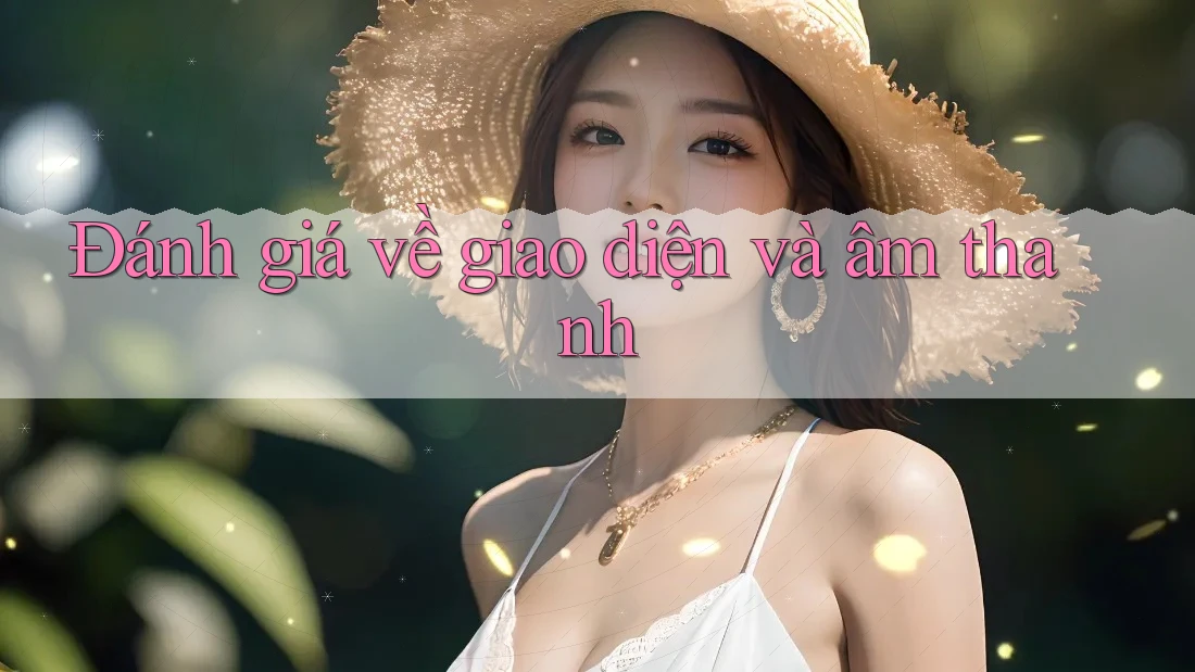 Đánh giá về giao diện và âm thanh Đánh giá về giao diện và âm thanh