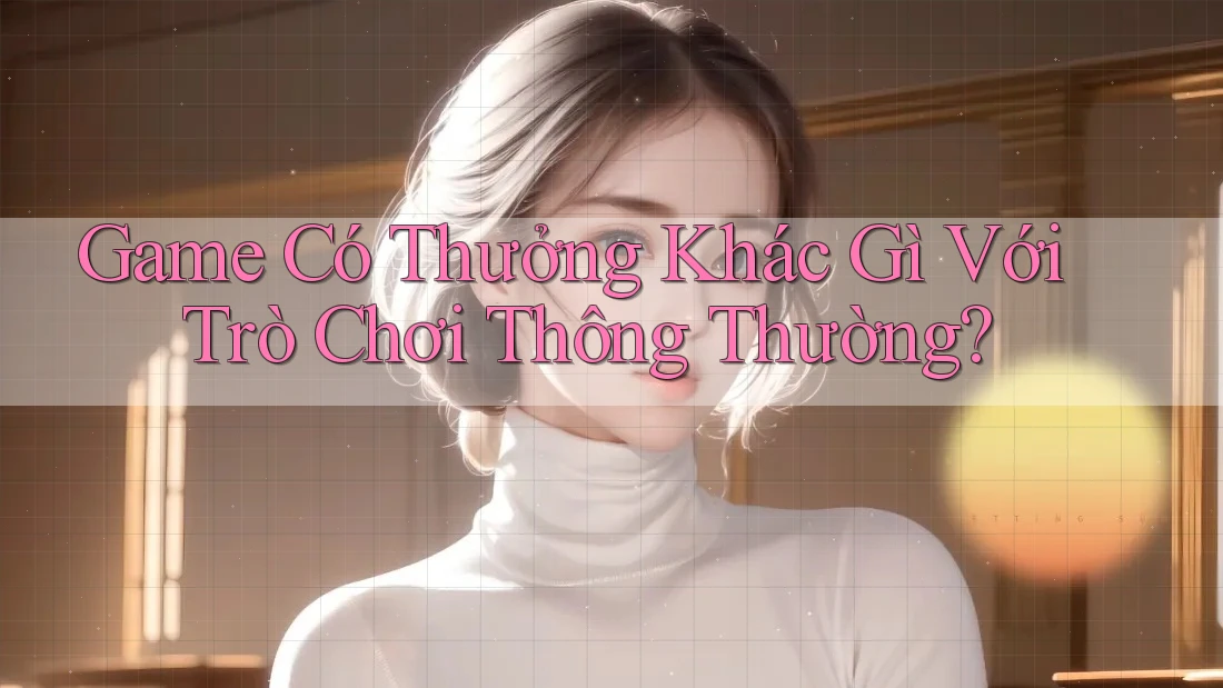 Game Có Thưởng Khác Gì Với Trò Chơi Thông Thường?