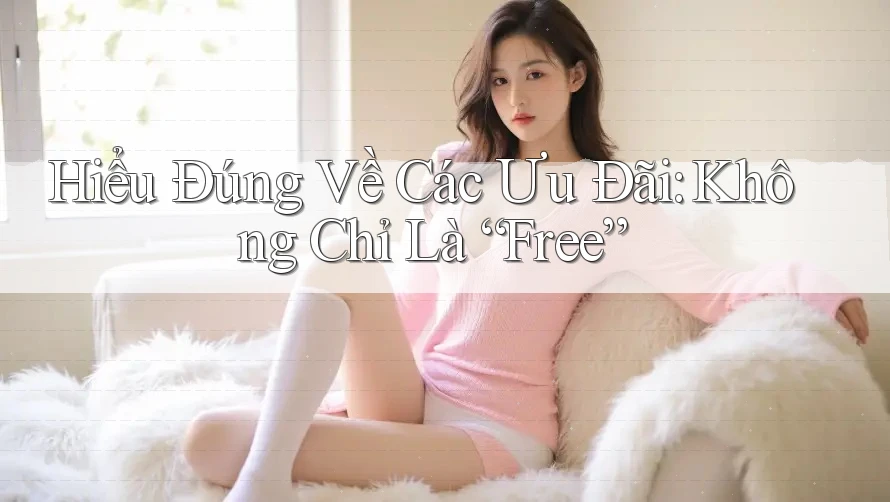 Hiểu Đúng Về Các Ưu Đãi: Không Chỉ Là “Free” Hiểu Đúng Về Các Ưu Đãi: Không Chỉ Là “Free”