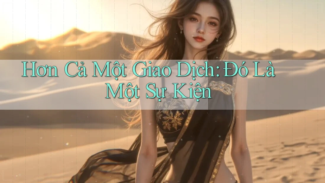Hơn Cả Một Giao Dịch: Đó Là Một Sự Kiện