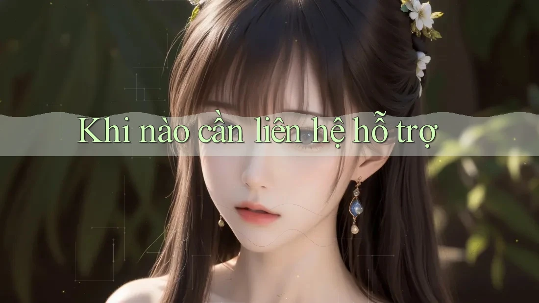 Khi Nào Cần Liên Hệ Hỗ Trợ?