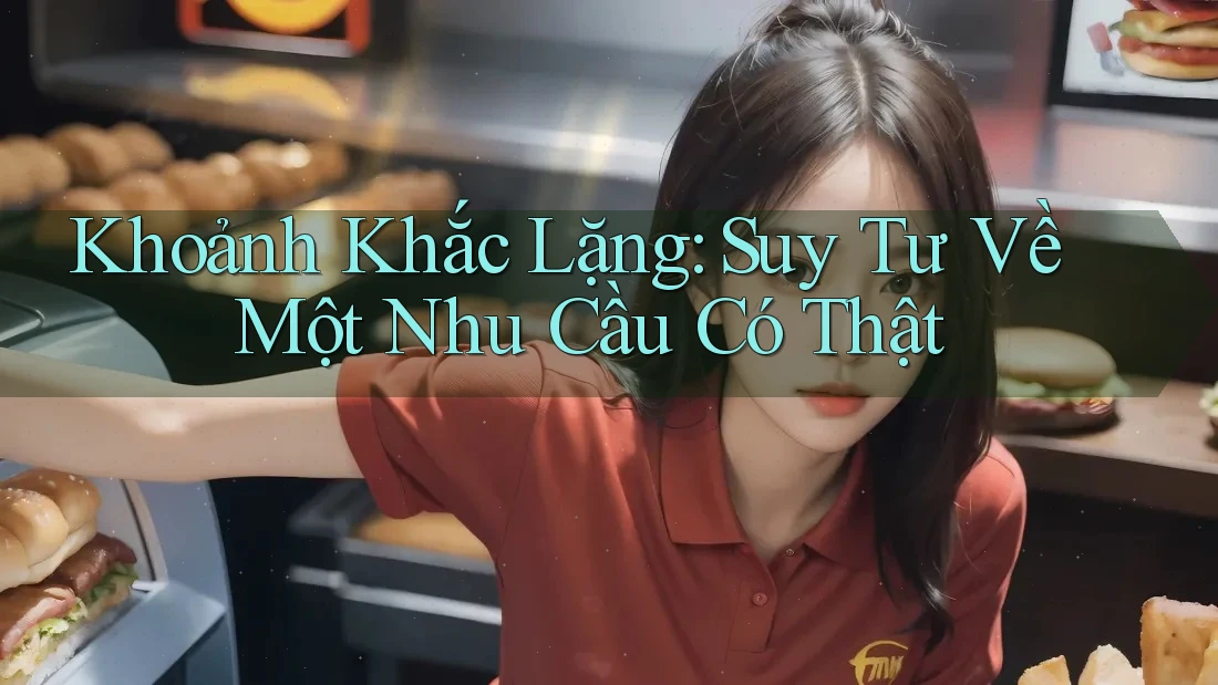 Khoảnh Khắc Lặng: Suy Tư Về Một Nhu Cầu Có Thật