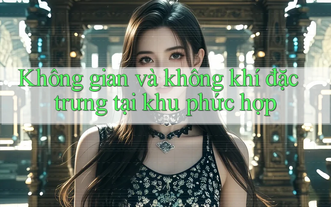 Không gian và không khí đặc trưng tại khu phức hợp