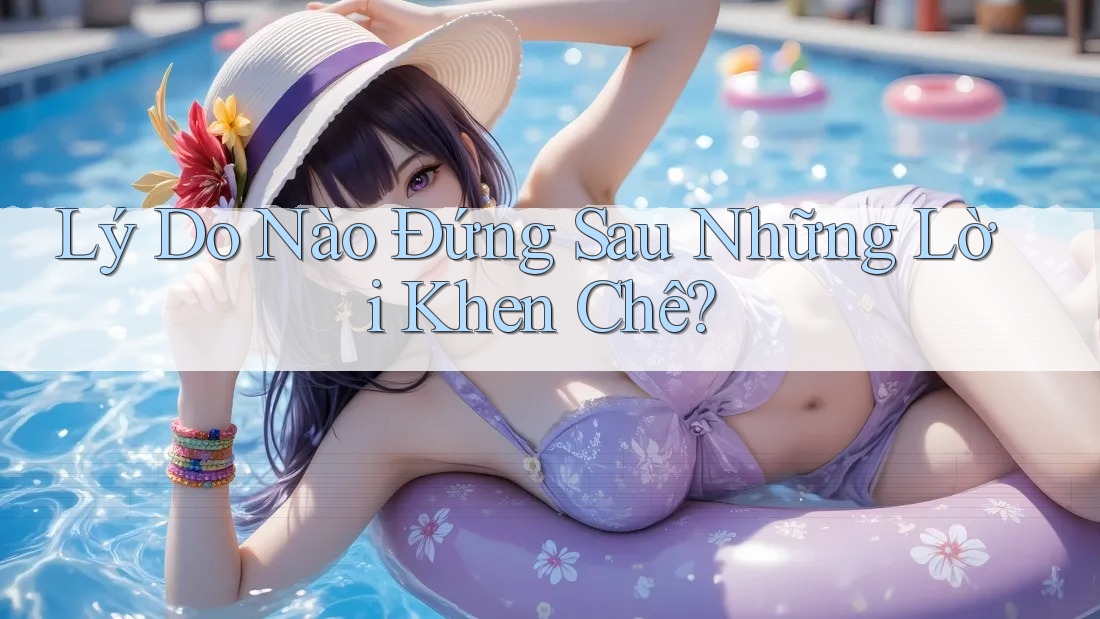 Lý Do Nào Đứng Sau Những Lời Khen Chê?