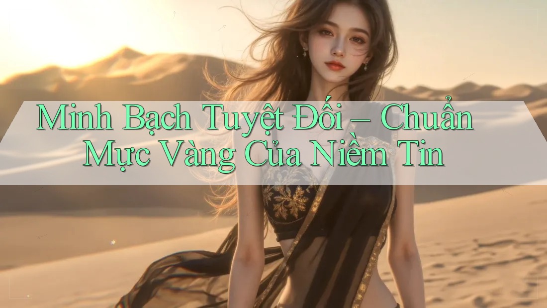 Minh Bạch Tuyệt Đối – Chuẩn Mực Vàng Của Niềm Tin