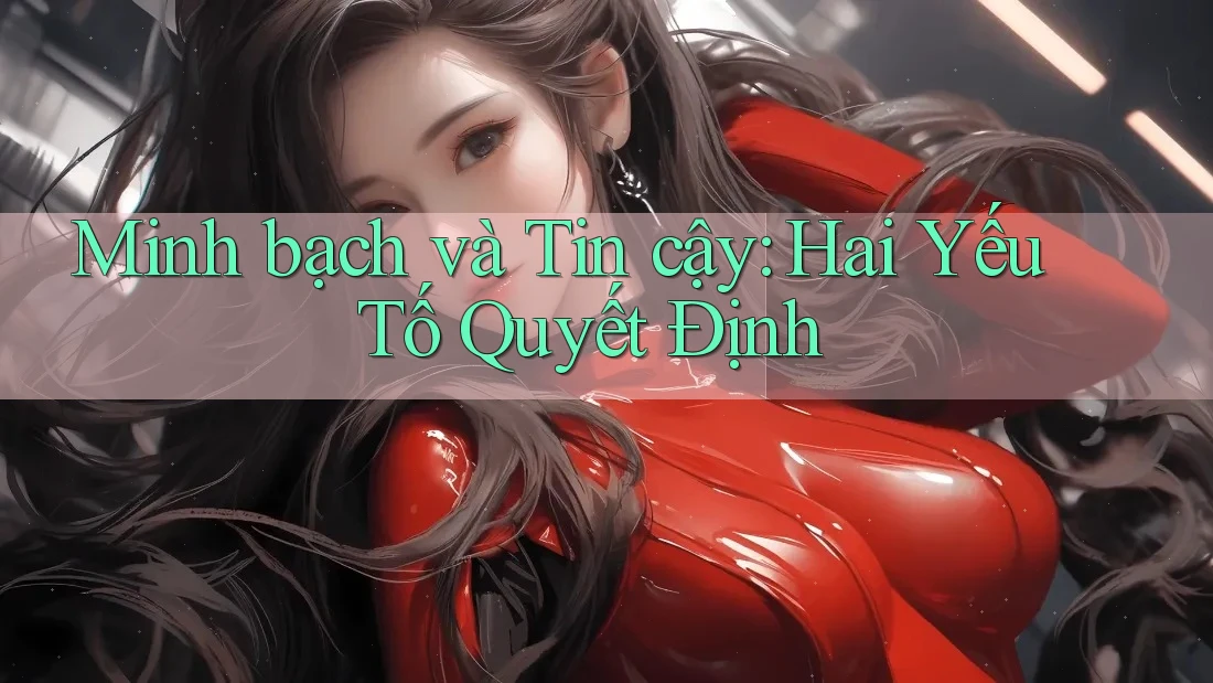 Minh bạch và Tin cậy: Hai Yếu Tố Quyết Định