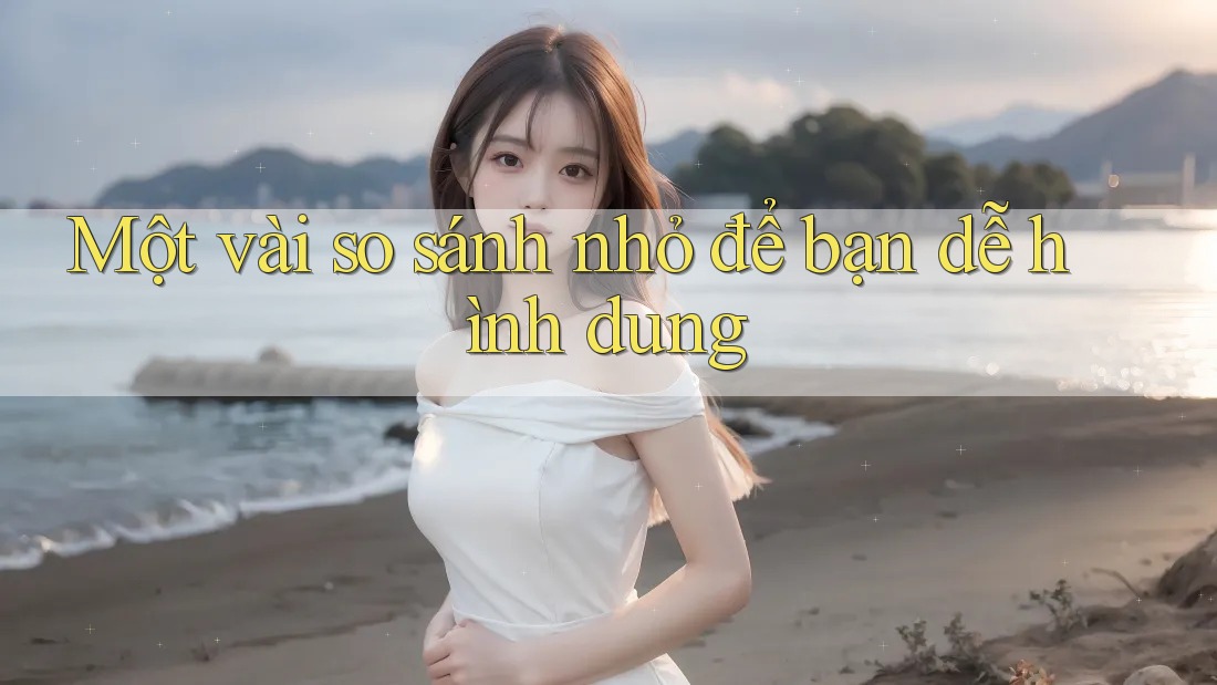 Một vài so sánh nhỏ để bạn dễ hình dung