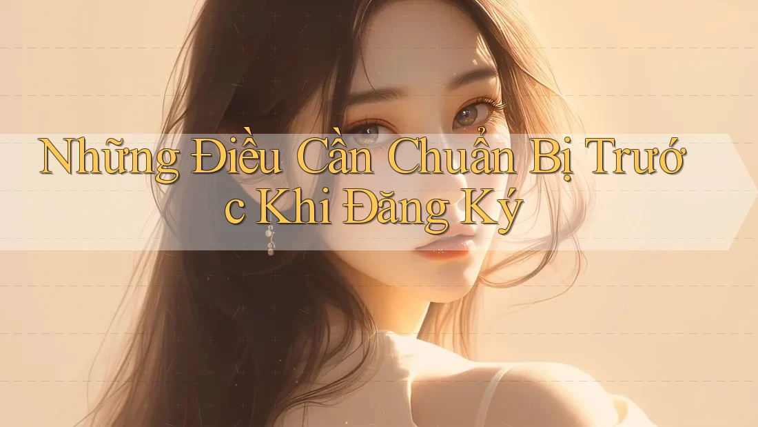 Những Điều Cần Chuẩn Bị Trước Khi Đăng Ký Những Điều Cần Chuẩn Bị Trước Khi Đăng Ký