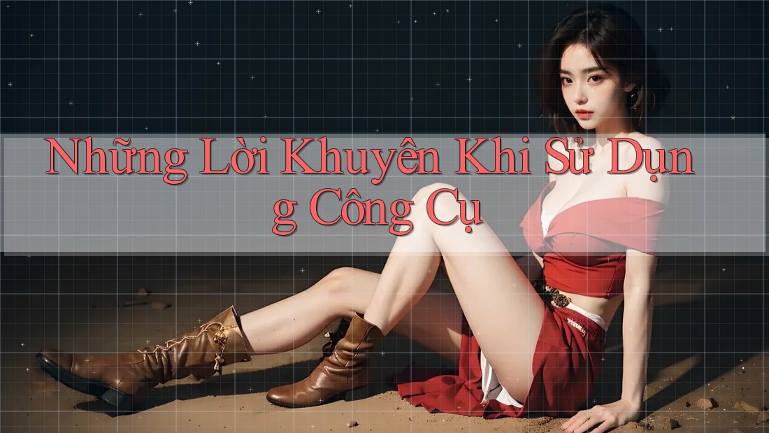 Những Lời Khuyên Khi Sử Dụng Công Cụ