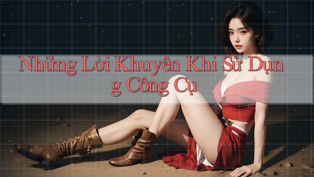 Những Lời Khuyên Khi Sử Dụng Công Cụ