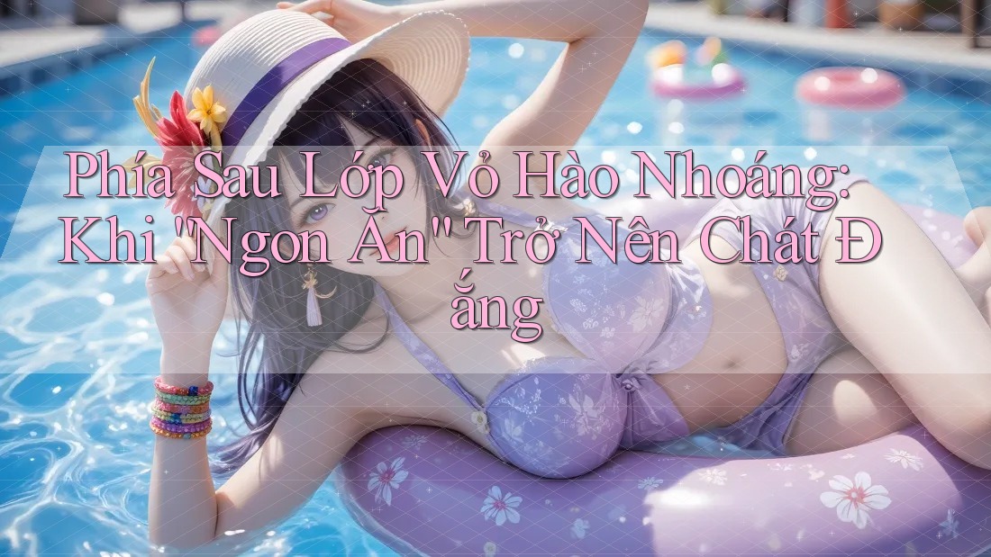 Phía Sau Lớp Vỏ Hào Nhoáng: Khi “Ngon Ăn” Trở Nên Chát Đắng