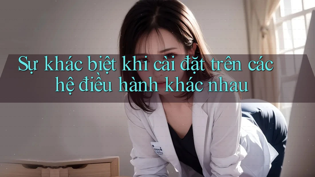 Sự khác biệt khi cài đặt trên các hệ điều hành khác nhau