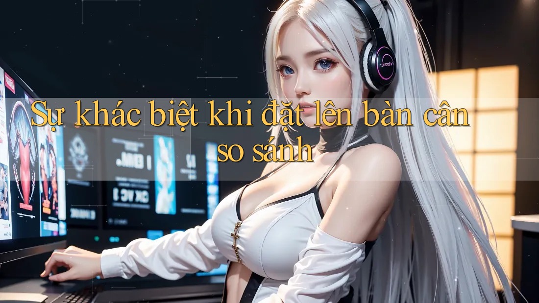 Sự khác biệt khi đặt lên bàn cân so sánh