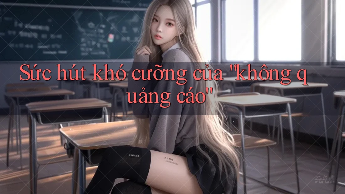Sức hút khó cưỡng của “không quảng cáo”