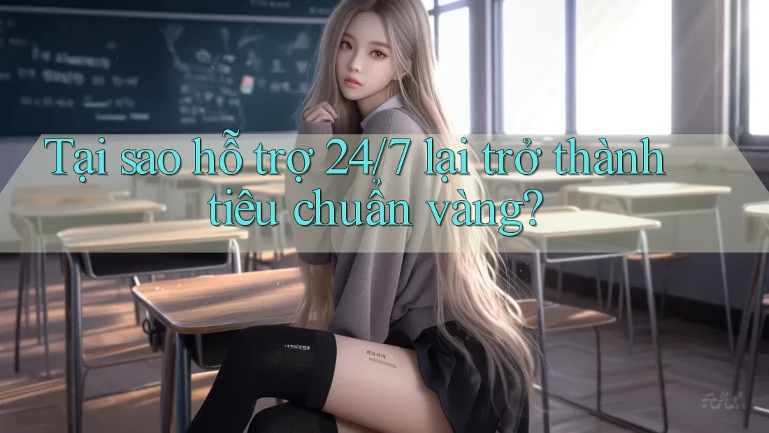 Tại sao hỗ trợ 24/7 lại trở thành tiêu chuẩn vàng?