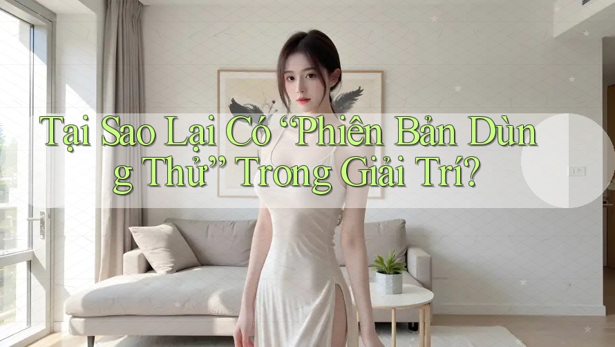 Tại Sao Lại Có “Phiên Bản Dùng Thử” Trong Giải Trí?