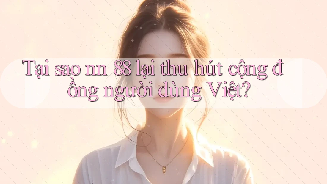 Tại sao nn 88 lại thu hút cộng đồng người dùng Việt?