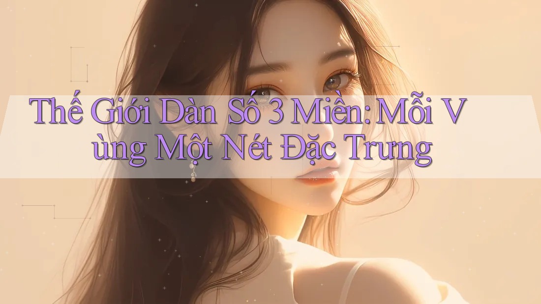 Thế Giới Dàn Số 3 Miền: Mỗi Vùng Một Nét Đặc Trưng Thế Giới Dàn Số 3 Miền: Mỗi Vùng Một Nét Đặc Trưng