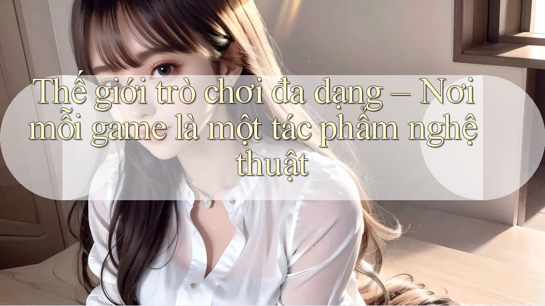 Thế giới trò chơi đa dạng – Nơi mỗi game là một tác phẩm nghệ thuật