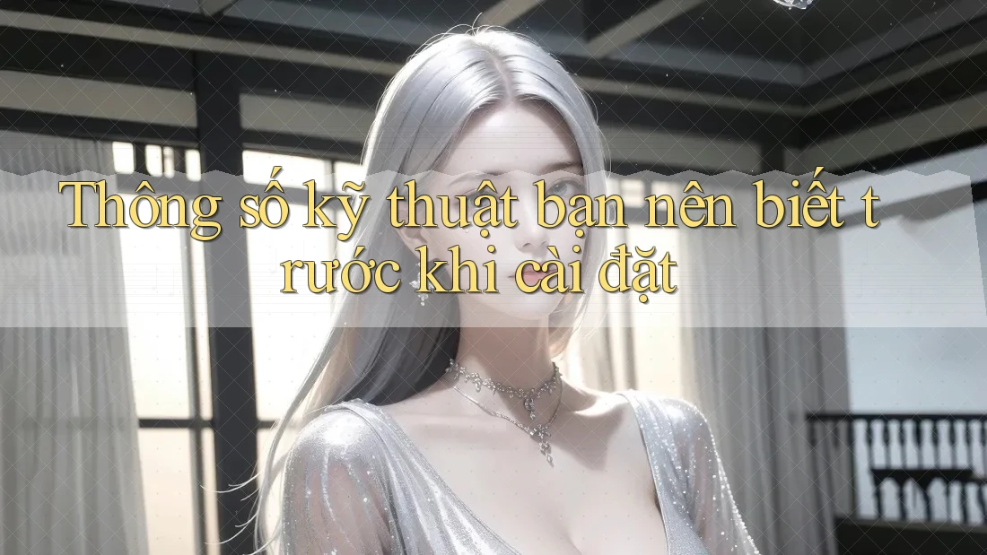 Thông số kỹ thuật bạn nên biết trước khi cài đặt Thông số kỹ thuật bạn nên biết trước khi cài đặt
