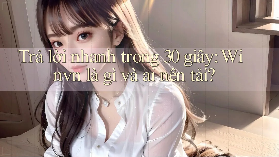 Trả lời nhanh trong 30 giây: Winvn là gì và ai nên tải?