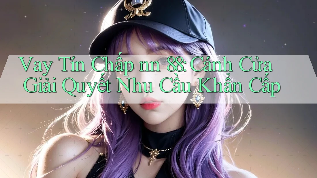Vay Tín Chấp nn 88: Cánh Cửa Giải Quyết Nhu Cầu Khẩn Cấp