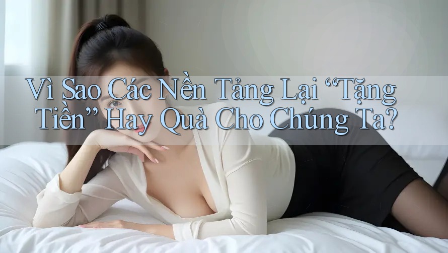 Vì Sao Các Nền Tảng Lại “Tặng Tiền” Hay Quà Cho Chúng Ta? Vì Sao Các Nền Tảng Lại “Tặng Tiền” Hay Quà Cho Chúng Ta?