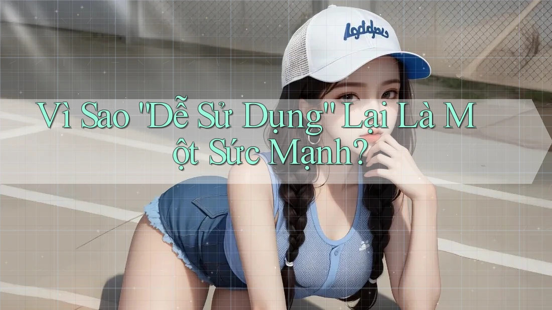 Vì Sao “Dễ Sử Dụng” Lại Là Một Sức Mạnh?
